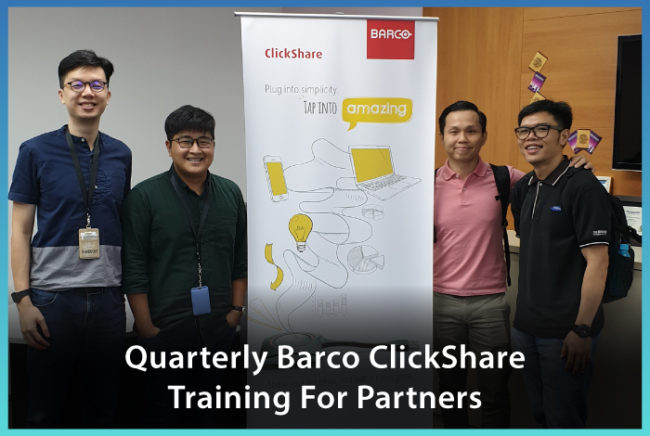 Quarterly Barco ClickShare Training for Partners